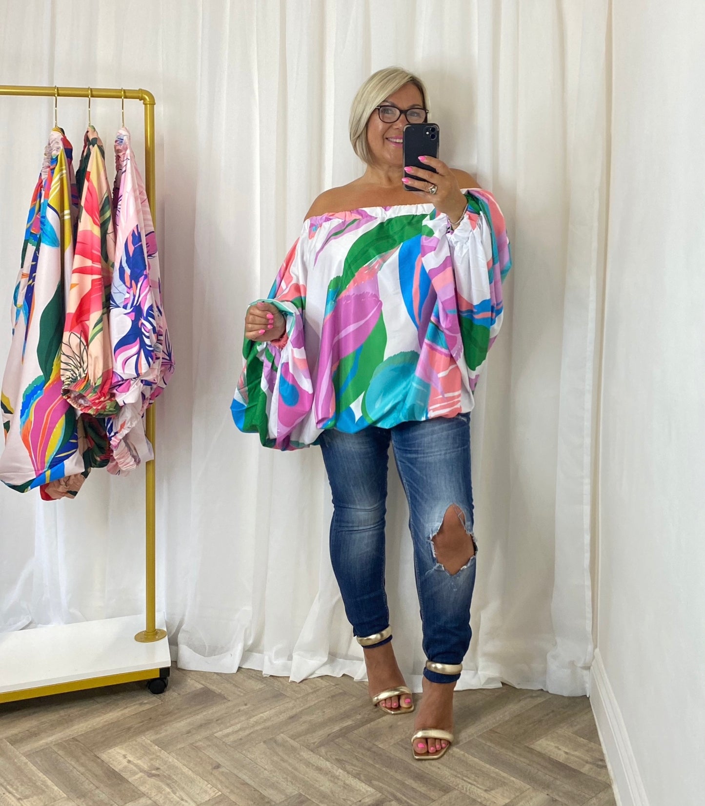 Pastels Extreme Oversized Off Shoulder Top / Dress