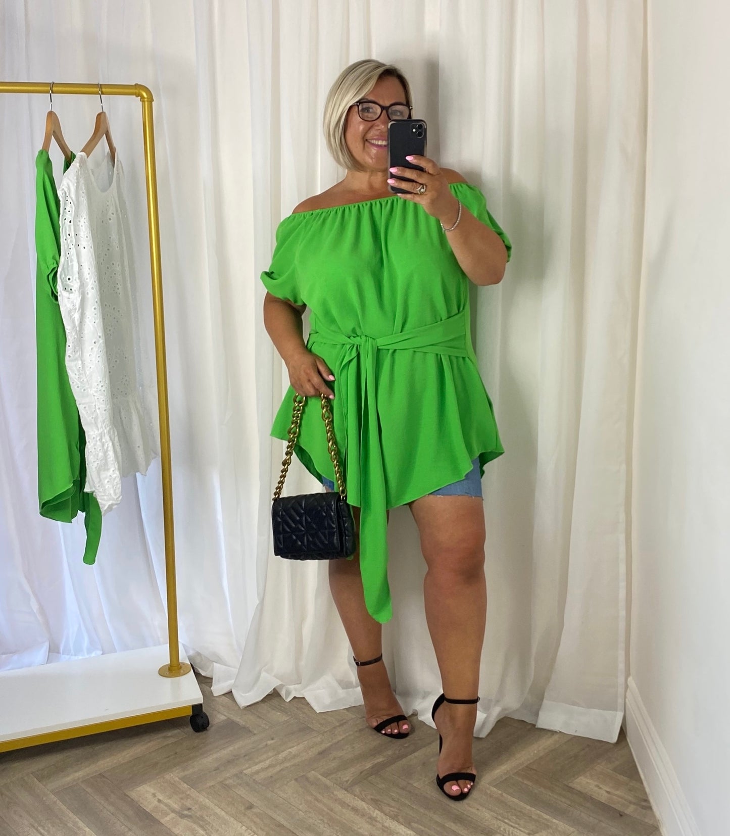 Gorgeous Green Tie Dress / Top