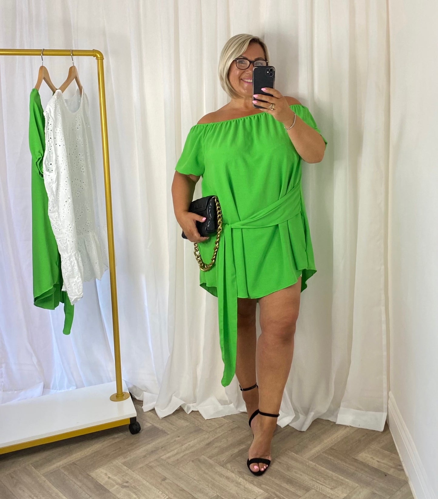 Gorgeous Green Tie Dress / Top