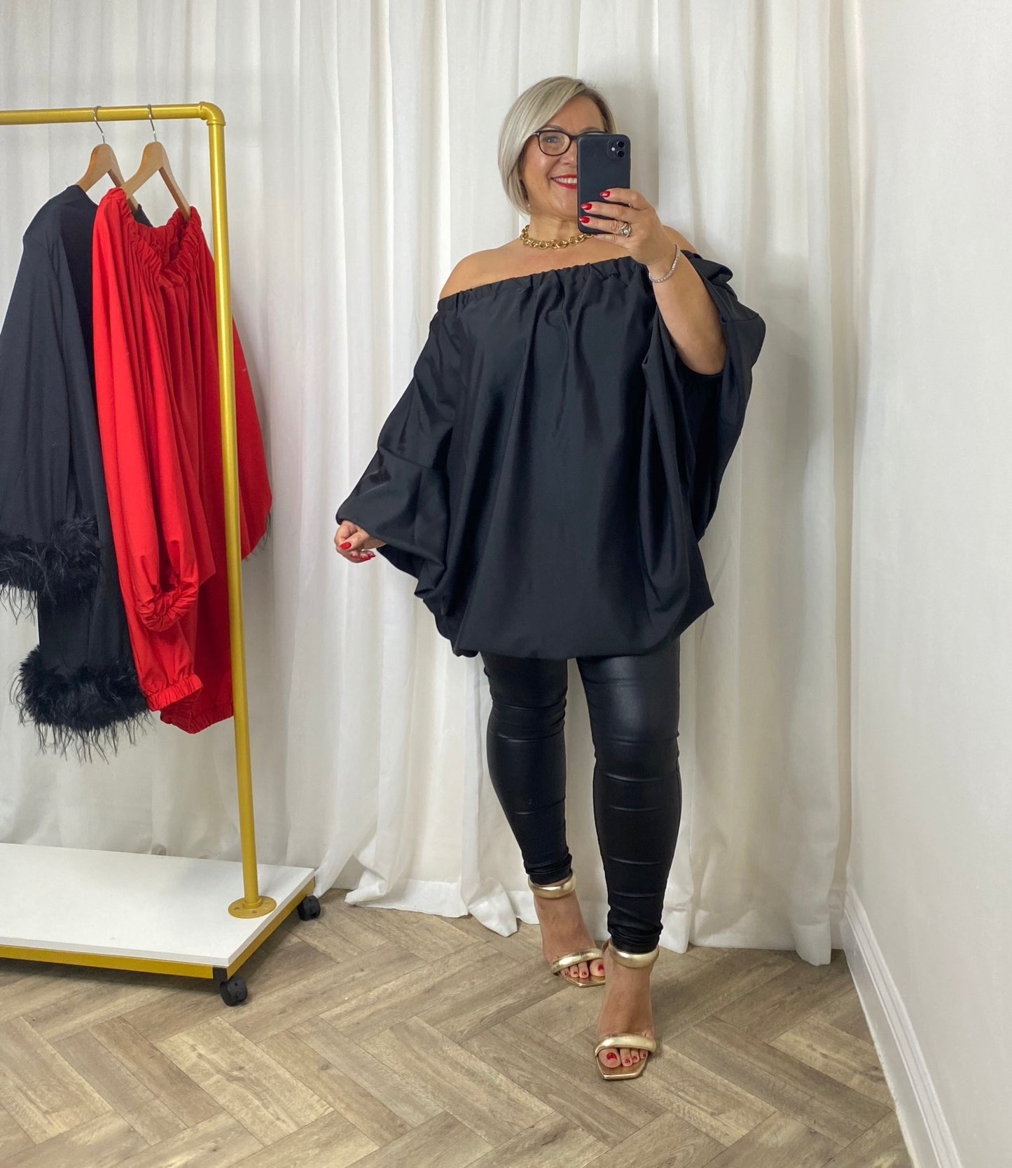 Black Extreme Oversize Top/Dress