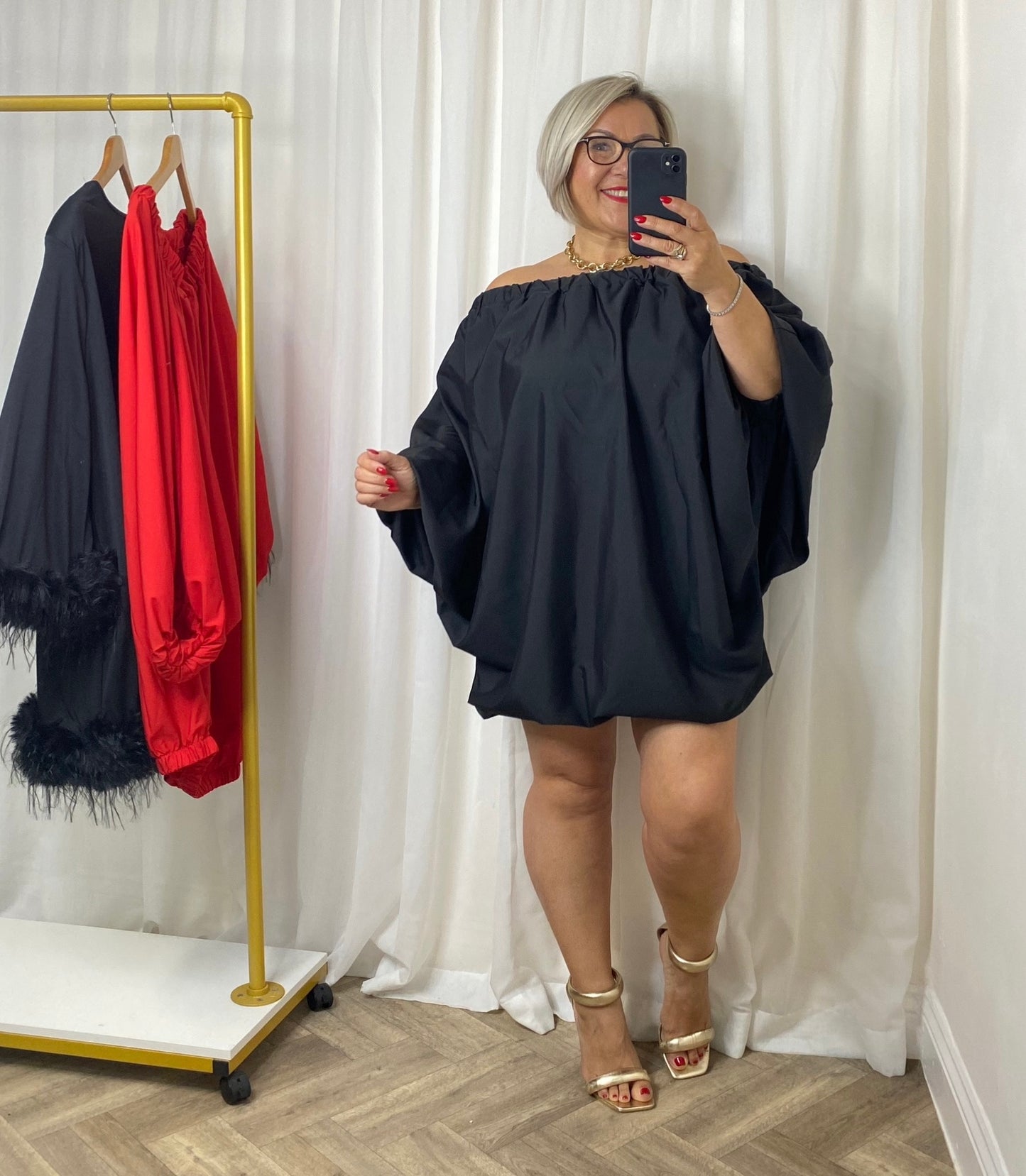 Black Extreme Oversize Top/Dress