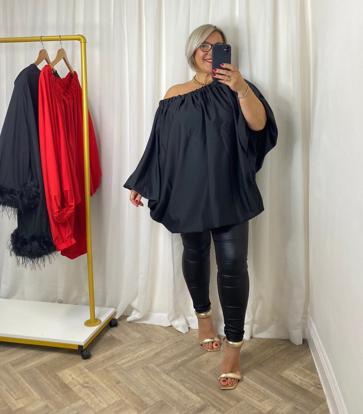 Black Extreme Oversize Top/Dress